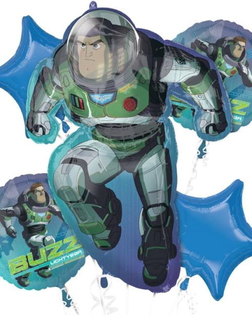 Buzz Lightyear Foil Balloon Bouquet