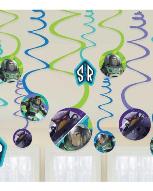 Buzz Lightyear Hanging Spiral Decorations