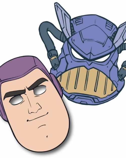 Buzz Lightyear Masks 8pk