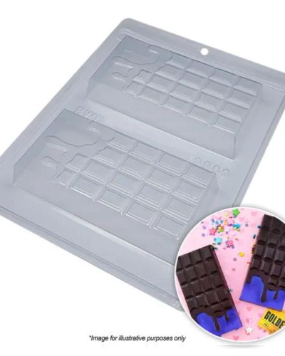 Melted Chocolate Bar Chocolate Mould