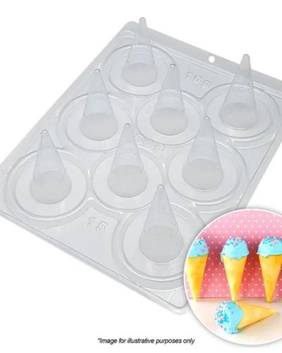 Mini Waffle Cones Chocolate Mould
