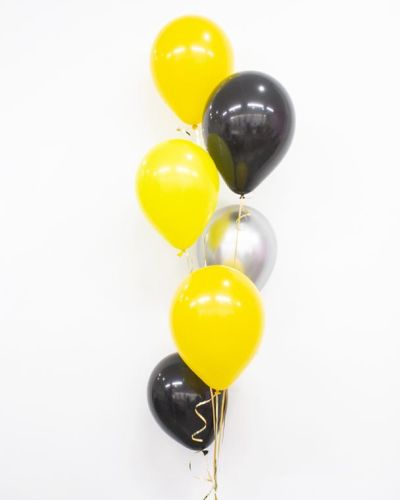 Plain Balloon Mix – Construction 6pk