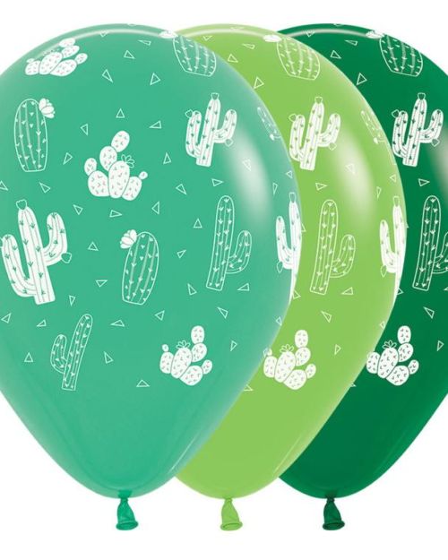 Cactus Balloons 12pk