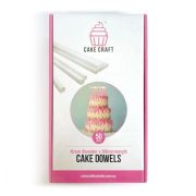 Cake Craft Dowels 50pk – 1.6cm x 30cm