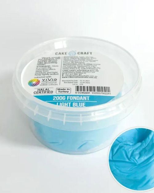 Cake Craft Fondant 200g – Light Blue