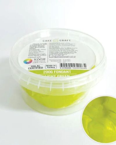 Cake Craft Fondant 200g – Light Green