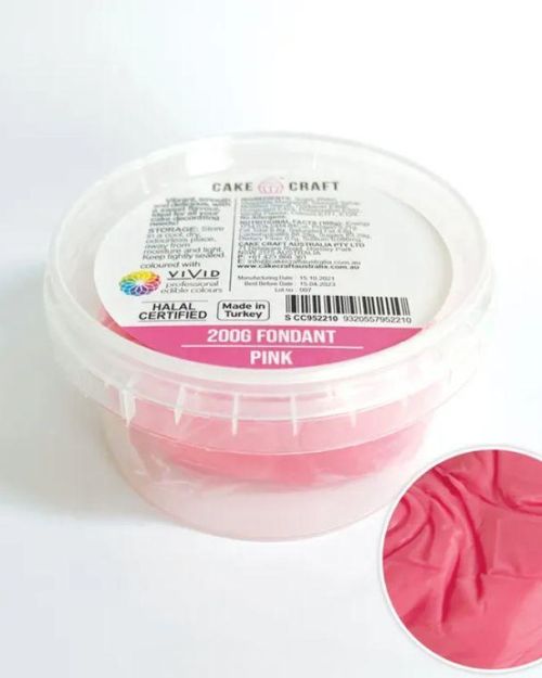 Cake Craft Fondant 200g – Pink