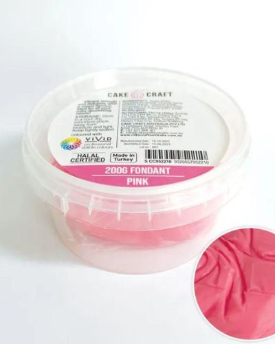 Cake Craft Fondant 200g – Pink