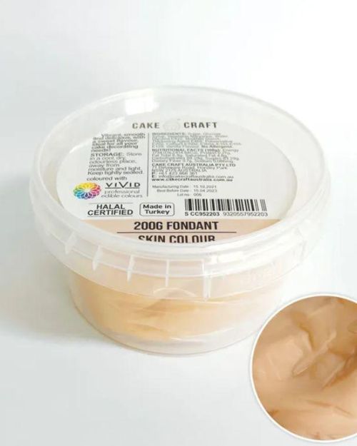 Cake Craft Fondant 200g – Skin Colour