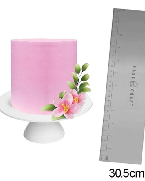 Cake Craft Stainless Steel Scraper 12in