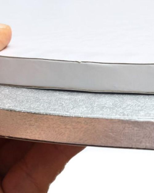 White Drum Cake Board – 10″