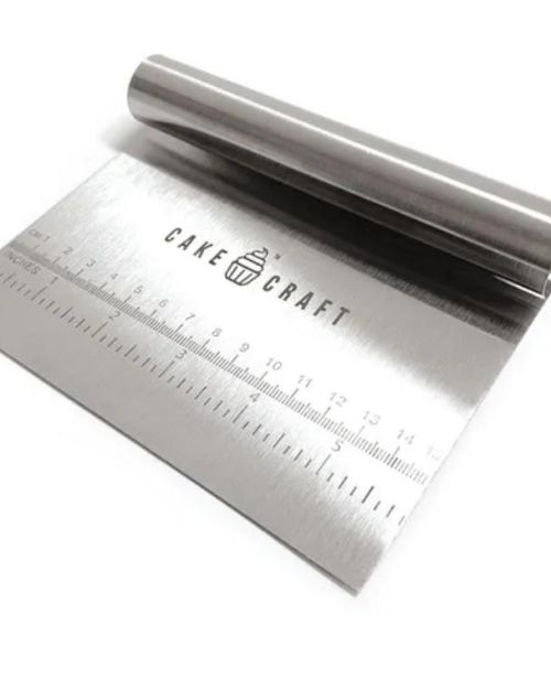 Cake Craft Scraper with Handle 6in