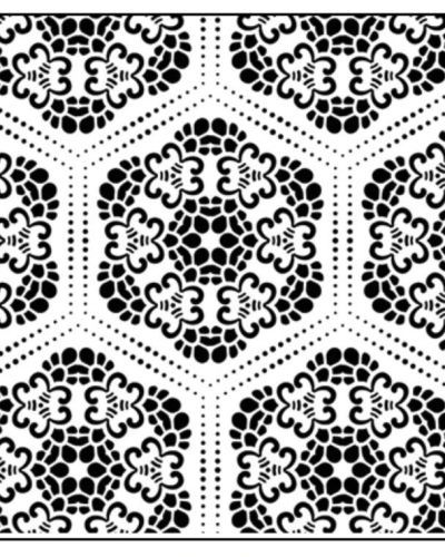 Caking It Up – Cake Stencil Marrakech