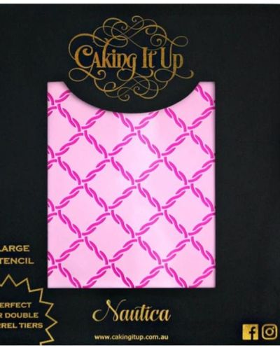 Caking It Up – Cake Stencil Nautica