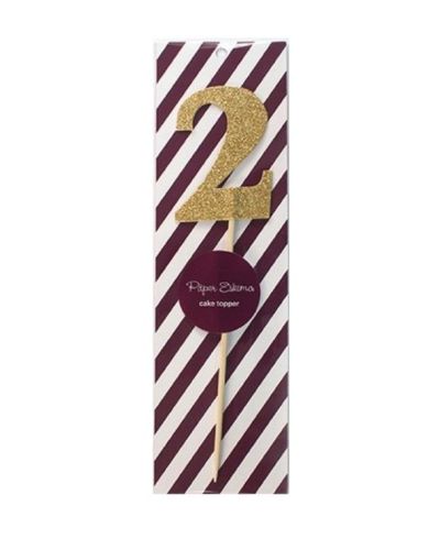 Cake Topper Gold – 2