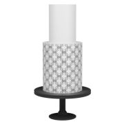 Caking It Up – Mesh Stencil Argyle