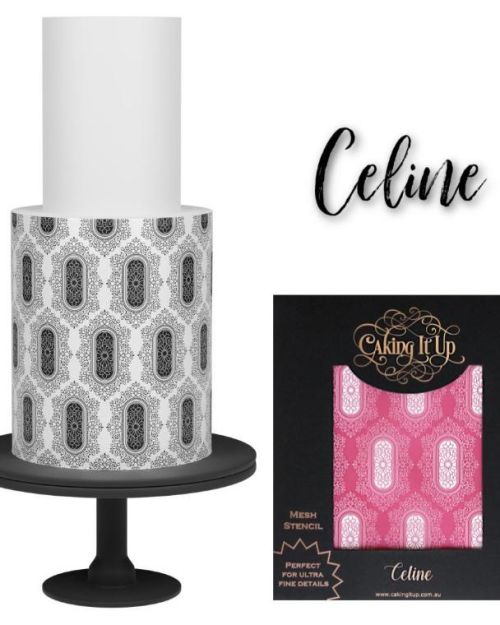 Caking It Up – Mesh Stencil Celine