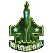 Camouflage Party Invitations 8pk