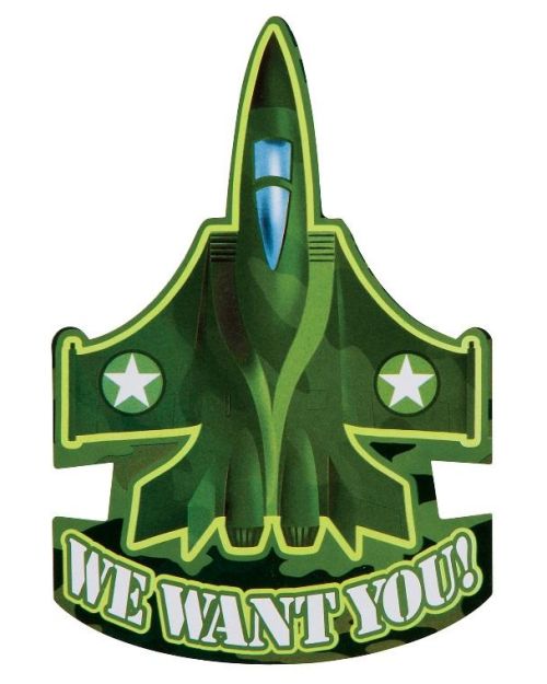 Camouflage Party Invitations 8pk