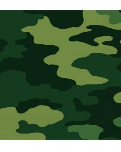 Camouflage Lunch Napkins 16pk