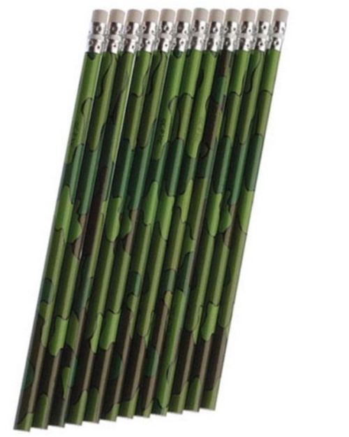 Camouflage Pencils 12pk