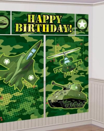 Camouflage Wall Decorating Kit