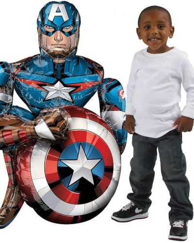 Captain America Airwalker Foil Balloon