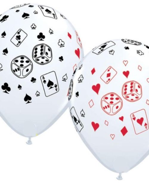 Cards n Dice Balloons 6pk