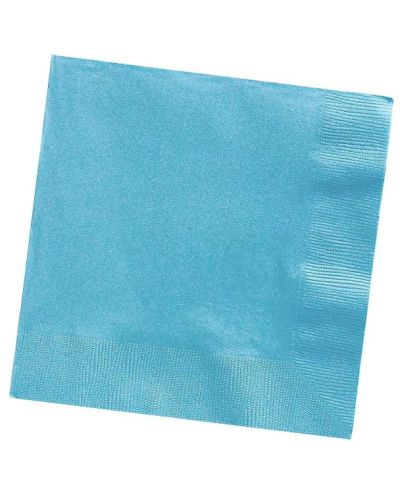 Caribbean Blue Beverage Napkins 20pk