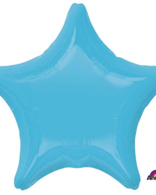 Star Shaped Foil Balloon – Caribbean Blue