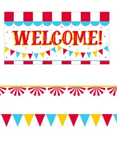 Carnival Banner 3pce Decorating Kit