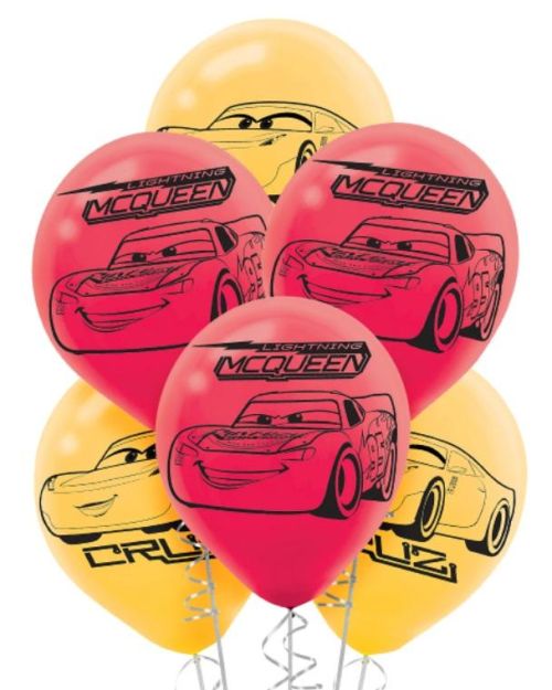 Cars 3 Balloons 6pk
