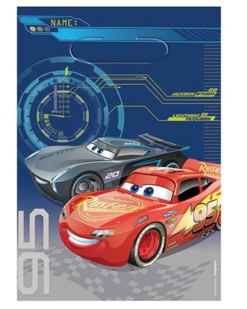 Cars 3 Loot Bags 8pk