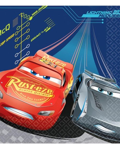 Cars 3 Lunch Napkins 16pk