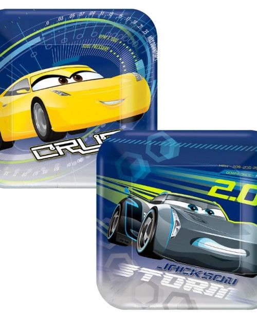 Cars 3 Lunch Plates 8pk