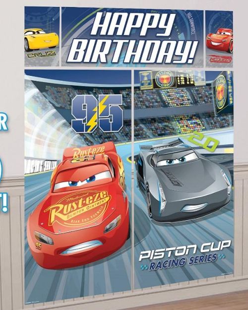 Disney Cars Wall Decorating Kit