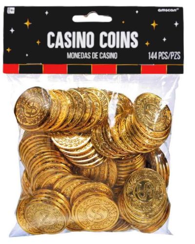 Casino Gold Coins 144pk
