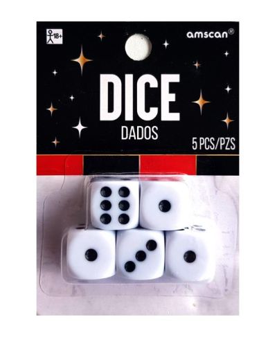 Casino Playing Dice Set