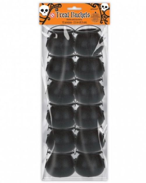 Mini Cauldron Treat Buckets 12pk