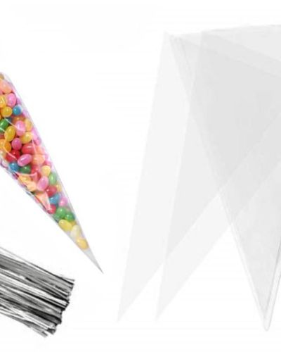 Cellophane Cone Bags 25pk