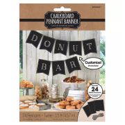 Chalkboard Pennant Banner