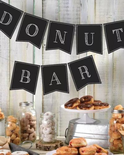 Chalkboard Pennant Banner