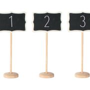 Mini Blackboard Stands 3pk