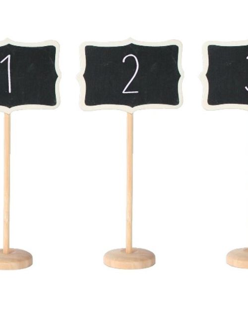 Mini Blackboard Stands 3pk