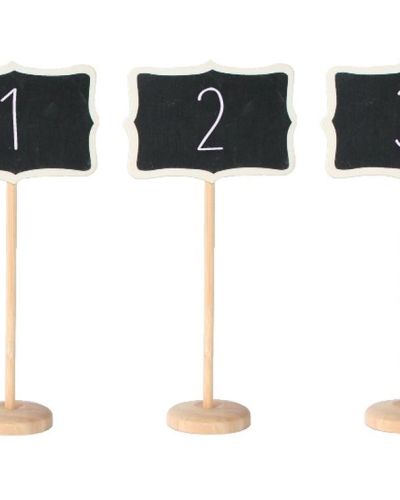 Mini Blackboard Stands 3pk