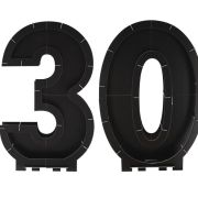 Champagne Noir 30 Balloon Mosaic Stand