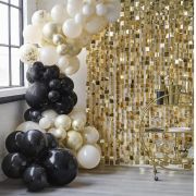 Champagne Noir Balloon Arch Kit