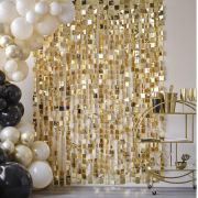 Champagne Noir Gold Sequin Backdrop