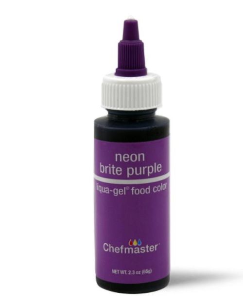 Chefmaster Gel Colour 65g Neon Brite Purple