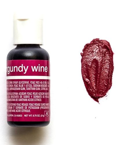 Chefmaster Gel Colour – Burgundy Wine